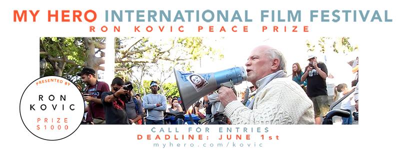 kovic peace prize banner